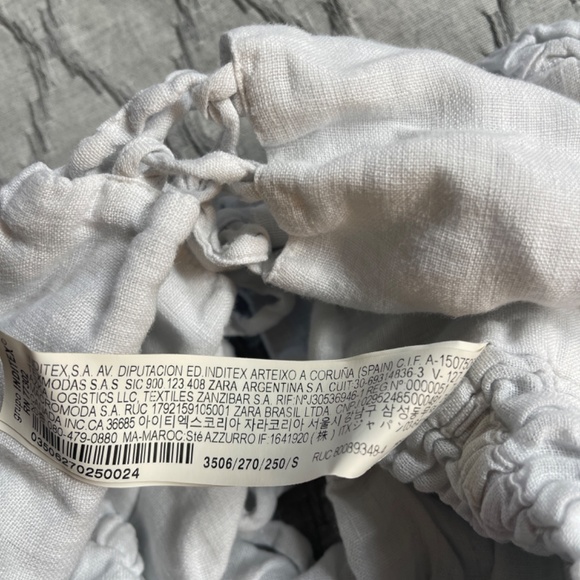 Zara Linen Blouse 3506/270/250 - Picture 5 of 7